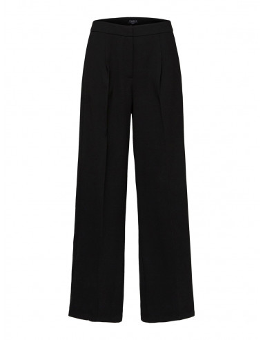 Selected Femme Tinni Wide Pant Black
