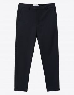 Les Deux COMO HERRINGBONE SUIT PANTS - Suit trousers - olive night/dark  brown/olive 