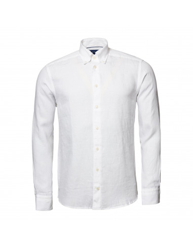 Eton Linen Shirt White