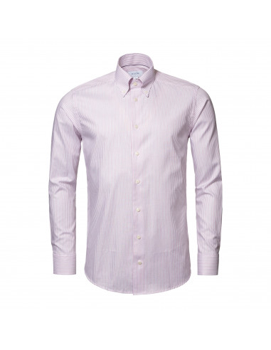 Eton Oxford Shirt Pink Stripe
