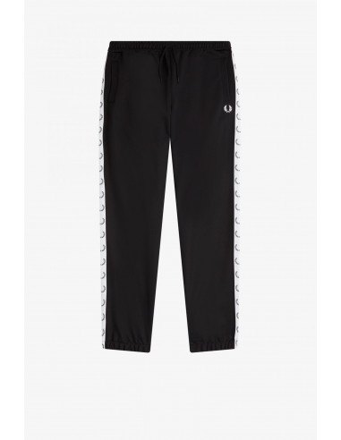 Fred Perry Taped Track Pants Black