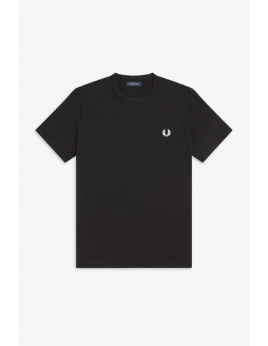 Fred Perry Ringer T-shirt Black