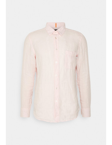 Boss Relegant Linen Shirt Pastel Pink