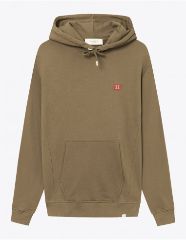 Les Deux Piece Hoodie Mountain Gray/Red