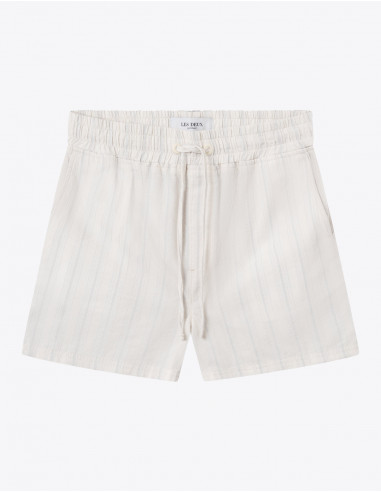 Les Deux Porter Embroidery Shorts Ivory